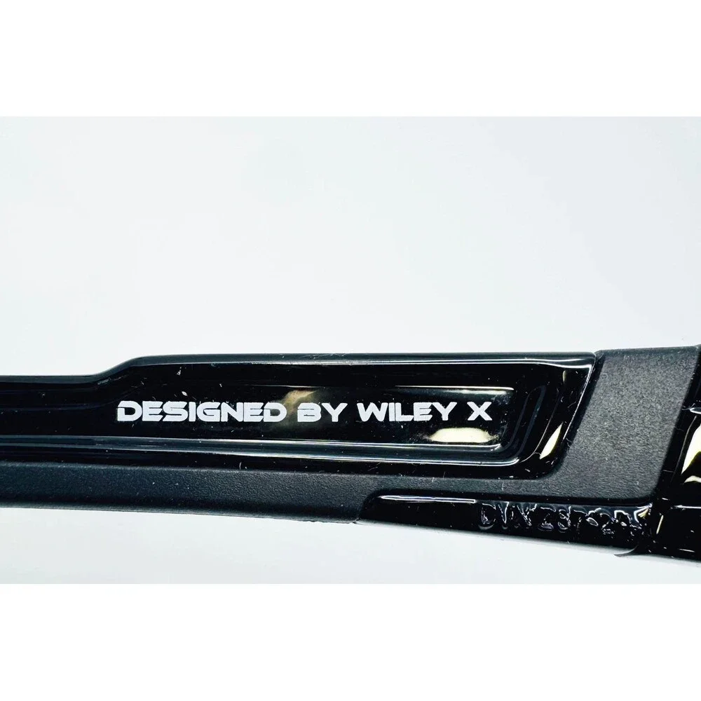 DVX Wiley X Scepter Safety Glasses Mens Black ANSI Z87-2+ Sport Wrap 63-18-122